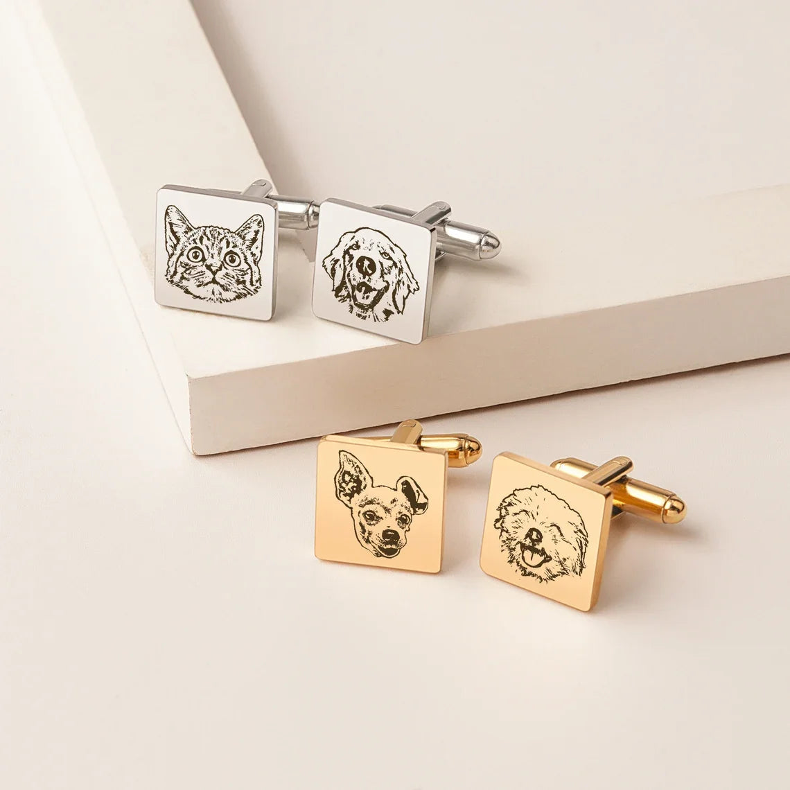 Custom Engraved Cufflinks